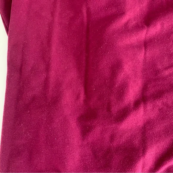 PINK Victoria’s Secret Burgundy Full Zip Asymmetrical Hoodie Size Medium - Picture 15 of 15